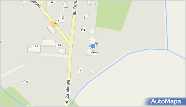 Wieleń, Aleja Zamkowa, 17C, mapa Wieleń