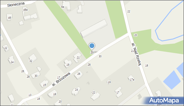 Włynkówko, Aleja Brzozowa, 23, mapa Włynkówko