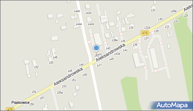 Zgierz, Aleksandrowska, 142, mapa Zgierz