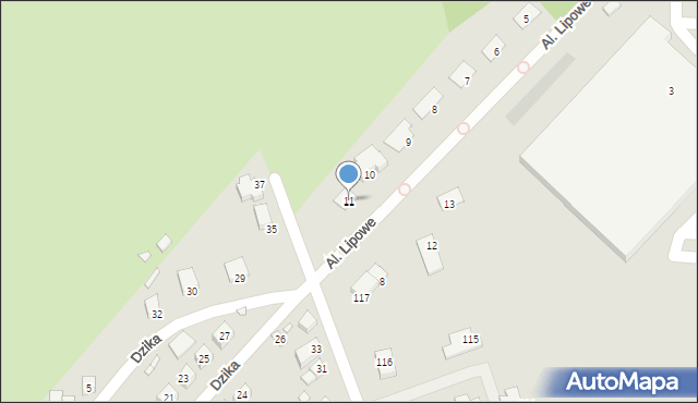 Zgorzelec, Aleje Lipowe, 11, mapa Zgorzelec