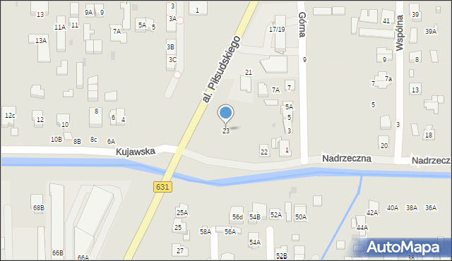 Zielonka, Aleja Piłsudskiego Józefa, marsz., 23, mapa Zielonka
