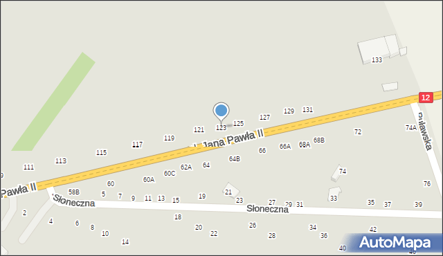 Zwoleń, Aleja Jana Pawła II, 123, mapa Zwoleń