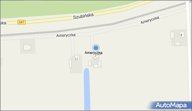 Ameryczka, Ameryczka, 17, mapa Ameryczka