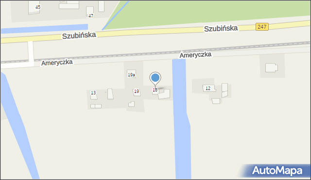 Ameryczka, Ameryczka, 18, mapa Ameryczka