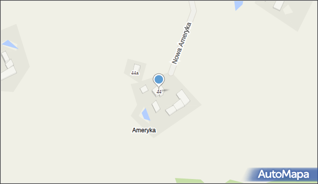 Leszczynki, Ameryka, 44, mapa Leszczynki