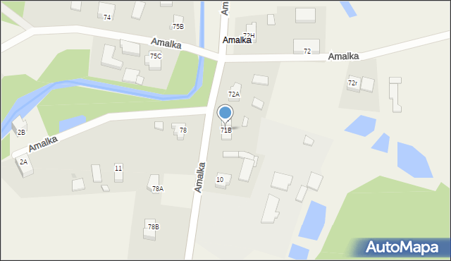 Podjazy, Amalka, 71B, mapa Podjazy
