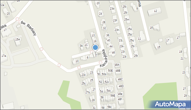 Zielonki, Amerykańska, 2, mapa Zielonki