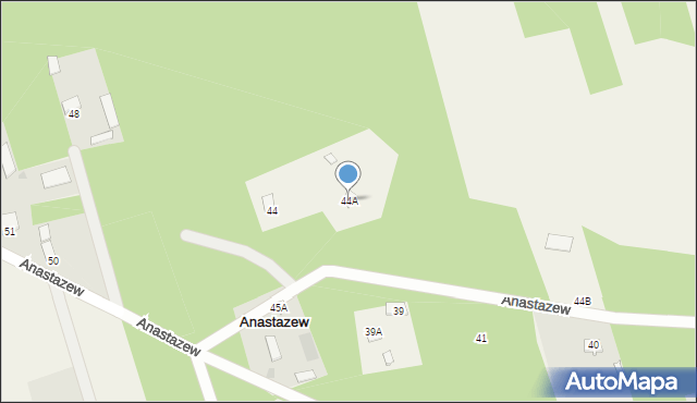 Anastazew, Anastazew, 44A, mapa Anastazew