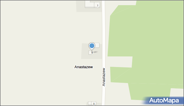 Anastazew, Anastazew, 8, mapa Anastazew