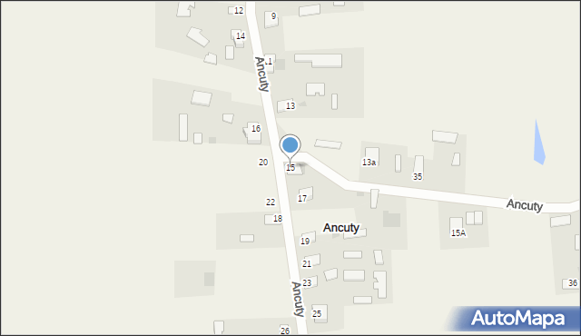 Ancuty, Ancuty, 15, mapa Ancuty