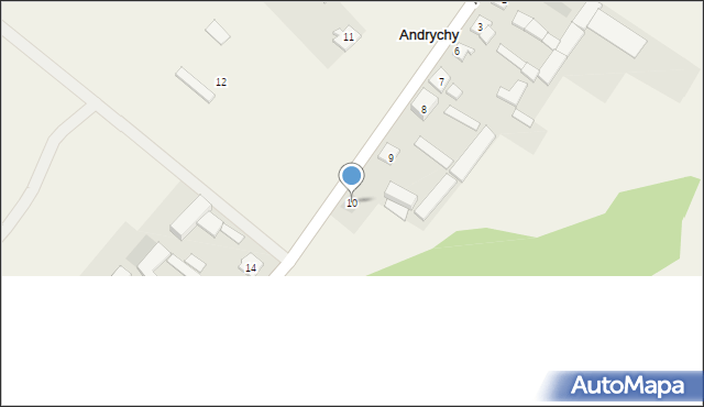 Andrychy, Andrychy, 10, mapa Andrychy