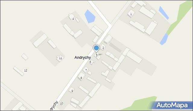 Andrychy, Andrychy, 3, mapa Andrychy