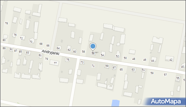 Andryjanki, Andryjanki, 56, mapa Andryjanki