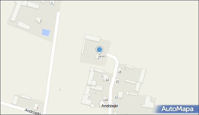 Andrzejki, Andrzejki, 17, mapa Andrzejki