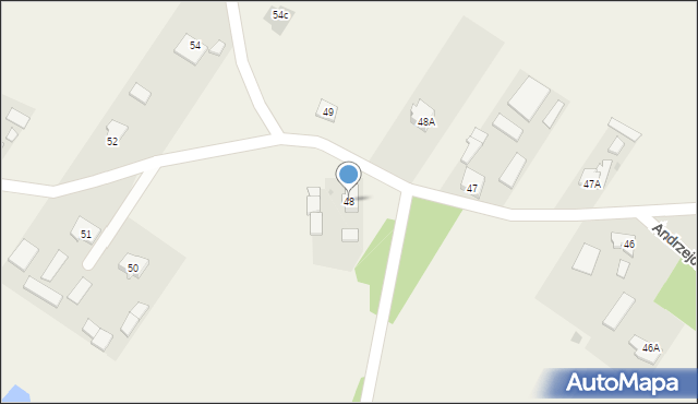 Andrzejów Duranowski, Andrzejów Duranowski, 48, mapa Andrzejów Duranowski