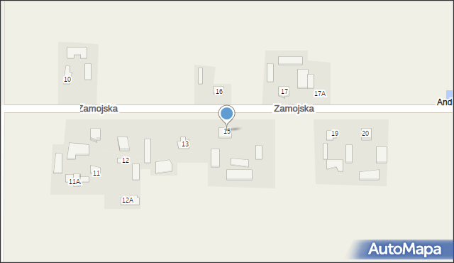 Andrzejówka, Andrzejówka, 15, mapa Andrzejówka