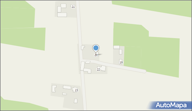 Andrzejówka, Andrzejówka, 20, mapa Andrzejówka