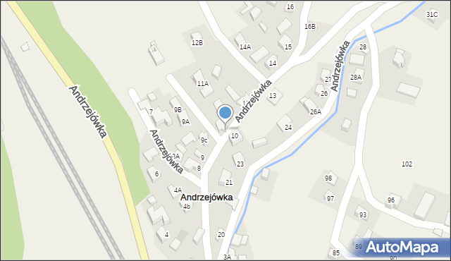 Andrzejówka, Andrzejówka, 11, mapa Andrzejówka