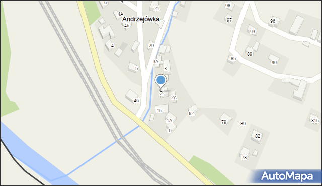 Andrzejówka, Andrzejówka, 2, mapa Andrzejówka