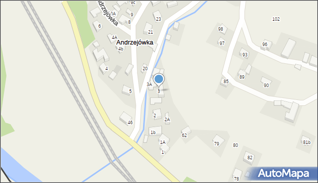 Andrzejówka, Andrzejówka, 3, mapa Andrzejówka