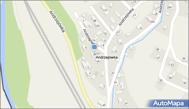 Andrzejówka, Andrzejówka, 4A, mapa Andrzejówka