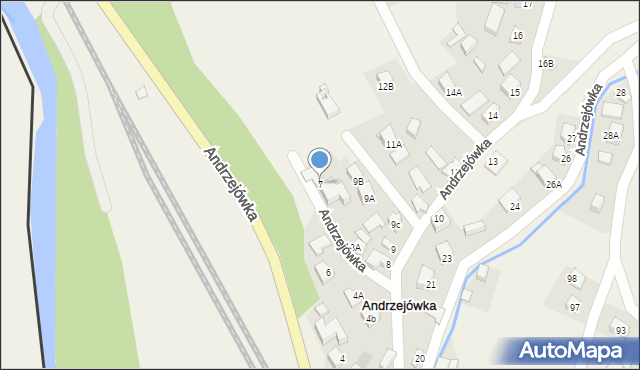 Andrzejówka, Andrzejówka, 7, mapa Andrzejówka