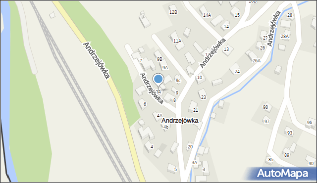 Andrzejówka, Andrzejówka, 8A, mapa Andrzejówka