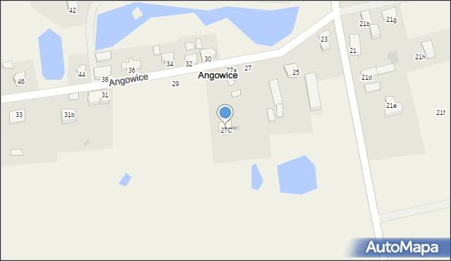 Angowice, Angowice, 27C, mapa Angowice