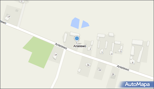 Anielewo, Anielewo, 1, mapa Anielewo