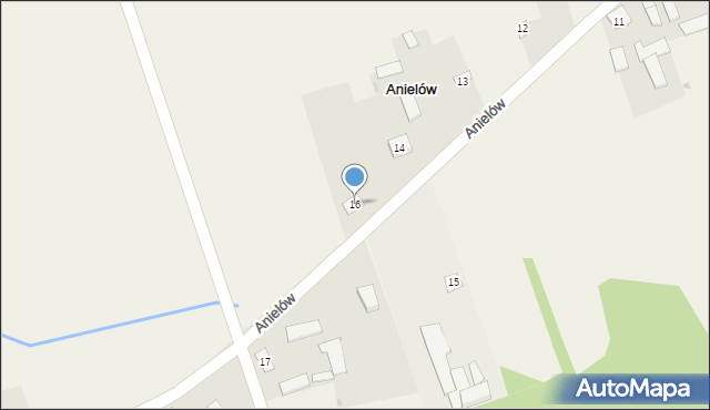 Anielów, Anielów, 16, mapa Anielów
