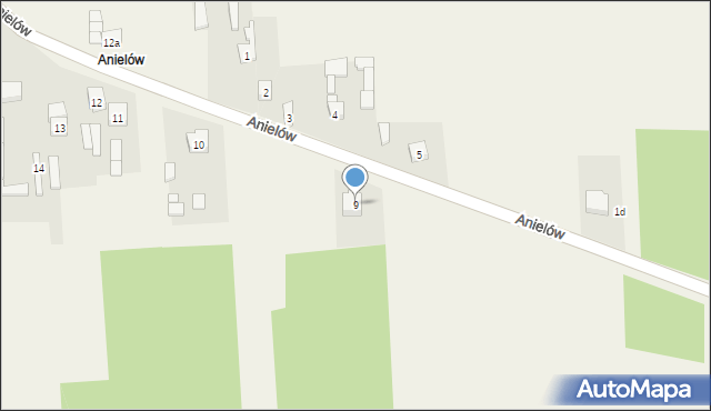 Anielów, Anielów, 9, mapa Anielów