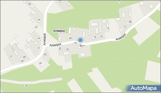 Anielpol, Anielpol, 78, mapa Anielpol