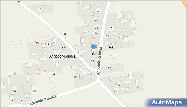 Annobór-Kolonia, Annobór-Kolonia, 31, mapa Annobór-Kolonia