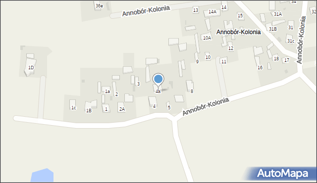 Annobór-Kolonia, Annobór-Kolonia, 4a, mapa Annobór-Kolonia