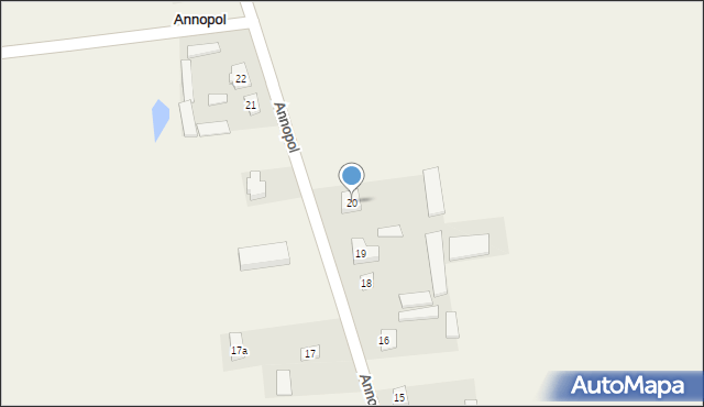 Annopol, Annopol, 20, mapa Annopol