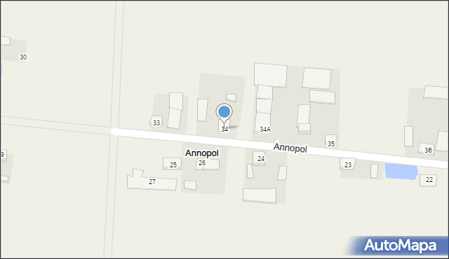 Annopol, Annopol, 34, mapa Annopol