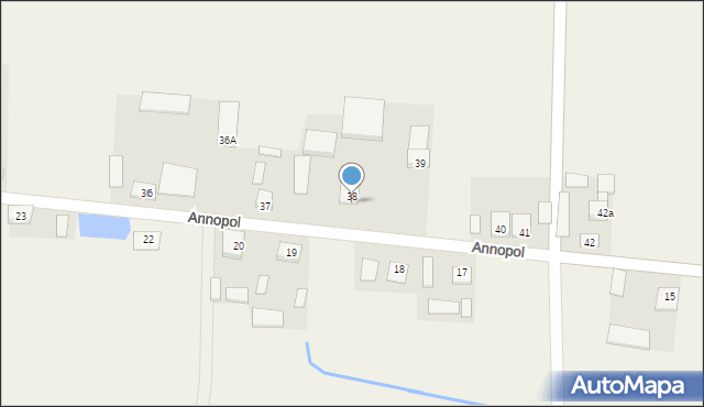 Annopol, Annopol, 38a, mapa Annopol