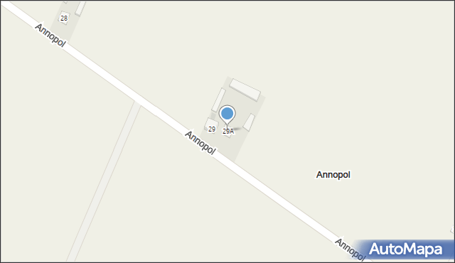 Annopol, Annopol, 29A, mapa Annopol