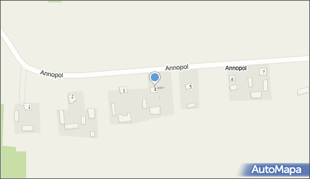 Annopol, Annopol, 4, mapa Annopol