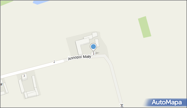 Annopol Mały, Annopol Mały, 1, mapa Annopol Mały