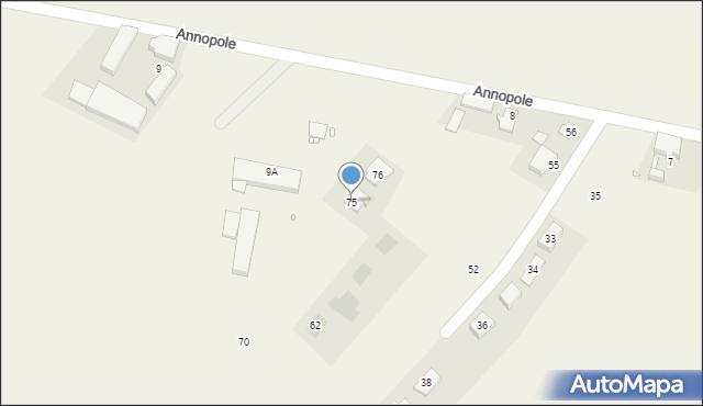 Annopole, Annopole, 75, mapa Annopole