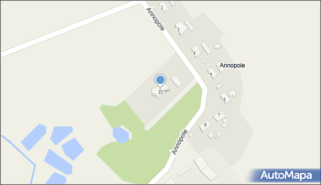 Annopole, Annopole, 11, mapa Annopole