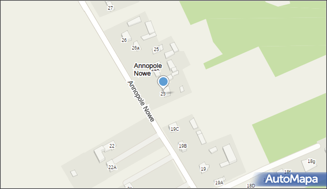 Annopole Nowe, Annopole Nowe, 23, mapa Annopole Nowe