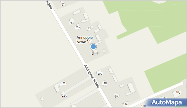 Annopole Nowe, Annopole Nowe, 23, mapa Annopole Nowe