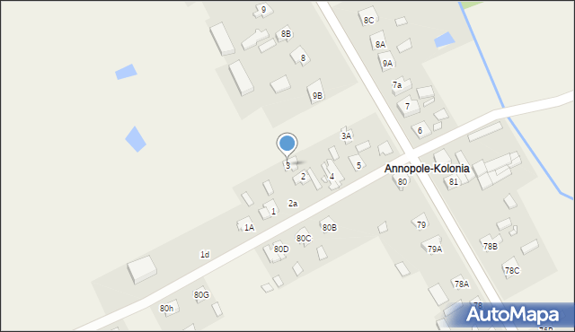 Annopole Nowe, Annopole Nowe, 3, mapa Annopole Nowe