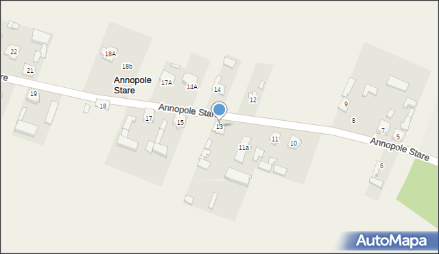 Annopole Stare, Annopole Stare, 13, mapa Annopole Stare