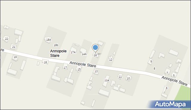 Annopole Stare, Annopole Stare, 14, mapa Annopole Stare