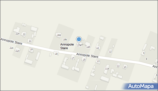 Annopole Stare, Annopole Stare, 17A, mapa Annopole Stare