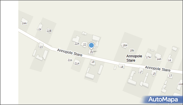 Annopole Stare, Annopole Stare, 21, mapa Annopole Stare