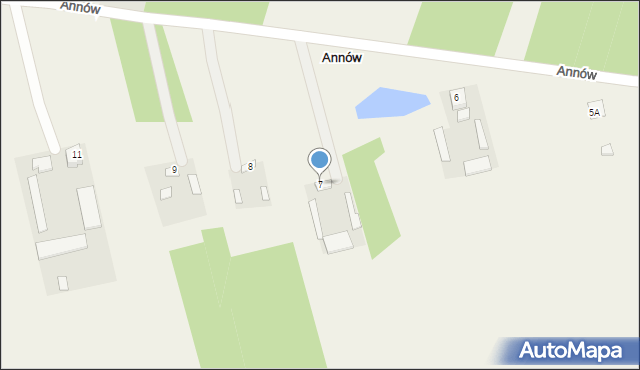 Annów, Annów, 7, mapa Annów